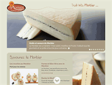 Tablet Screenshot of fromage-morbier.com